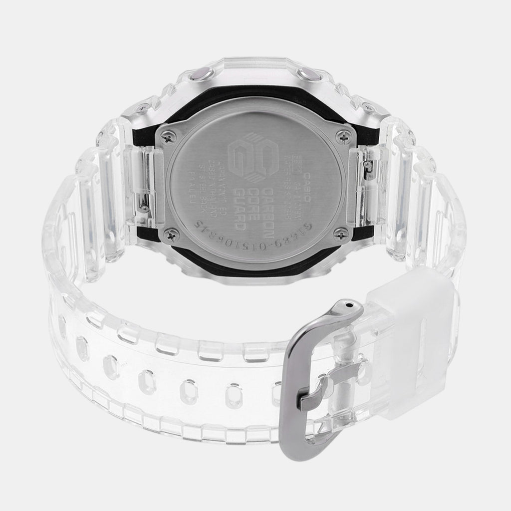 G-Shock Men Quartz Orange Dial Analog Resin Watch G1689