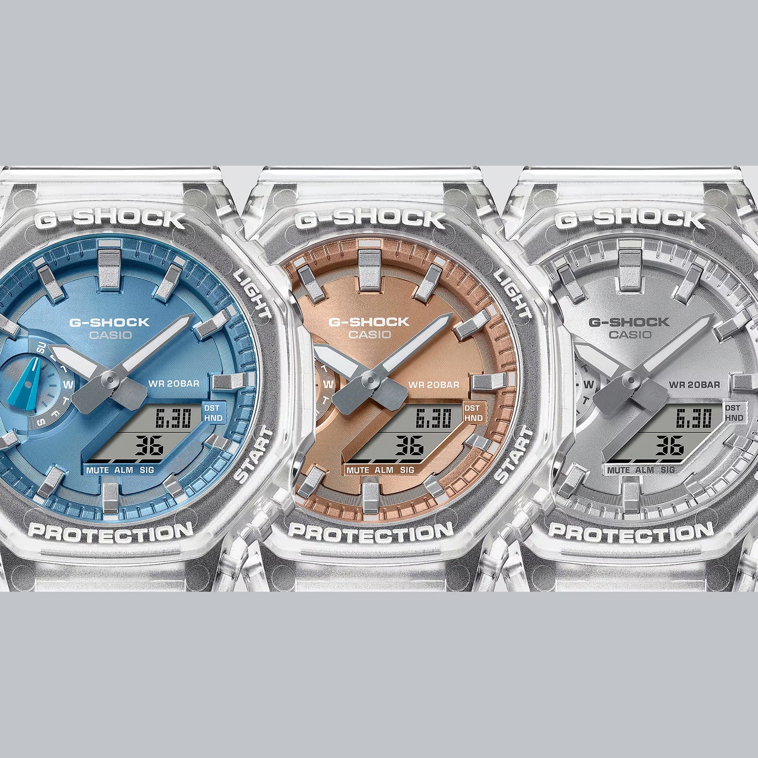 G-Shock Men Quartz Blue Dial Analog-Digital Resin Watch G1690