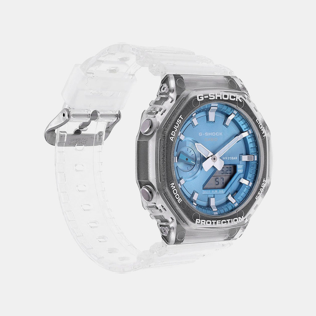 G-Shock Men Quartz Blue Dial Analog-Digital Resin Watch G1690