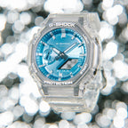 G-Shock Men Quartz Blue Dial Analog-Digital Resin Watch G1690