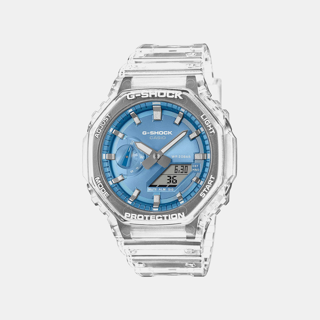 G-Shock Men Quartz Blue Dial Analog-Digital Resin Watch G1690