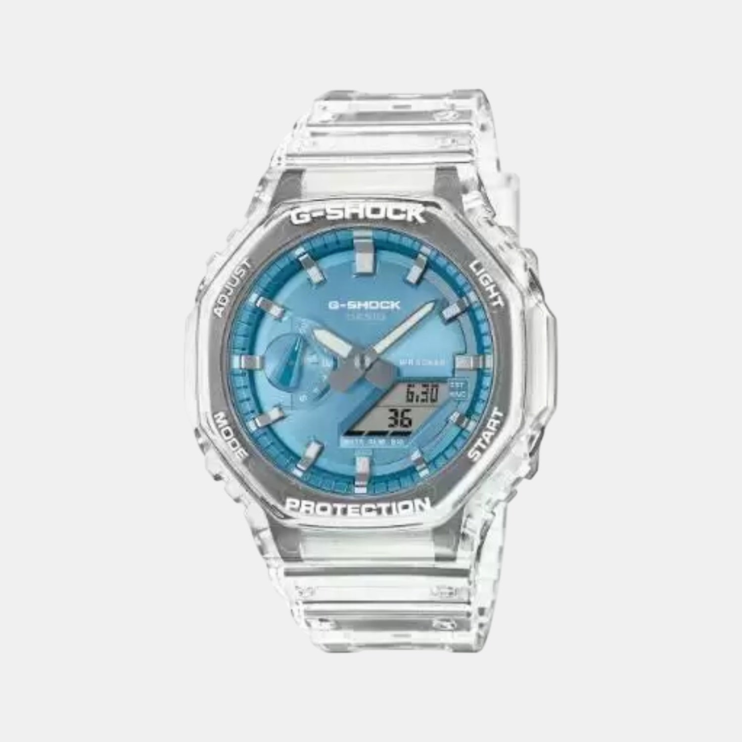 G-Shock Men Quartz Blue Dial Analog-Digital Resin Watch G1690