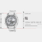 G-Shock Men Quartz Silver Dial Analog Resin Watch G1691