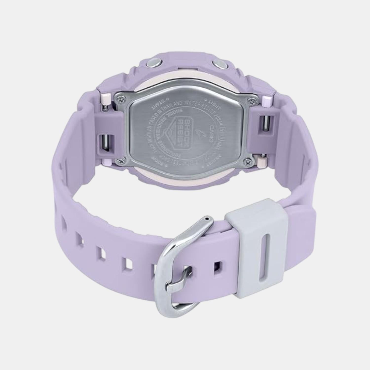 G-Shock Women Quartz Purple Dial Analog-Digital Resin Watch G1692