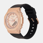 G-Shock Women Quartz Rose Gold Dial Analog-Digital Resin Watch G1693