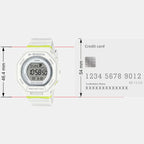 G-Shock Women Quartz White Dial Digital Resin Watch G1696