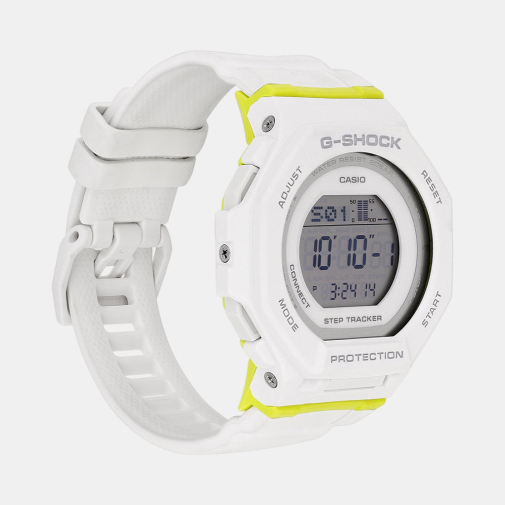 G-Shock Women Quartz White Dial Digital Resin Watch G1696