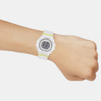 G-Shock Women Quartz White Dial Digital Resin Watch G1696