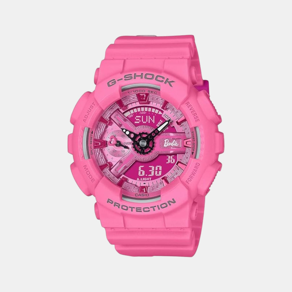 G-Shock Women Quartz Pink Dial Analog-Digital Resin Watch G1697