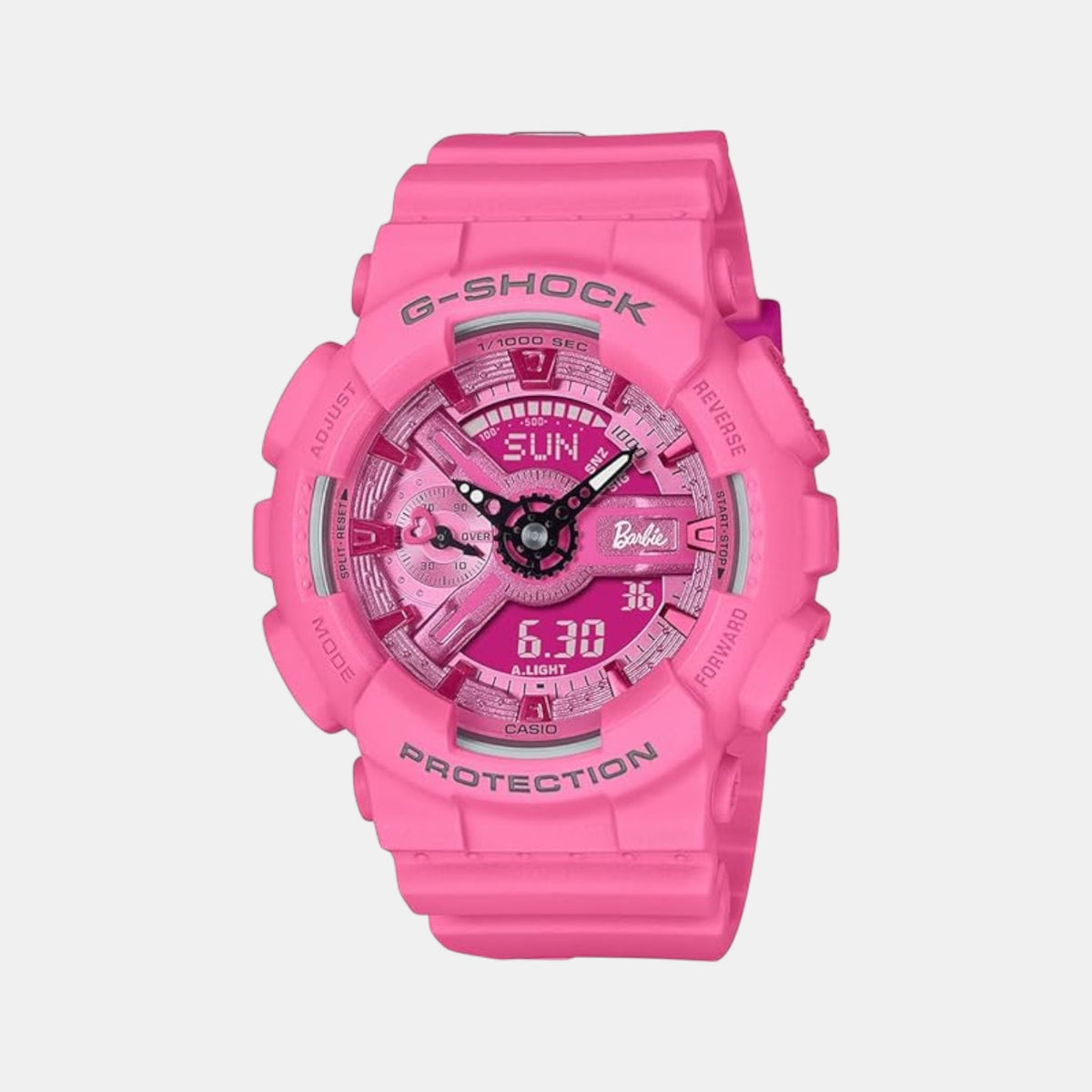 G-Shock Women Quartz Pink Dial Analog-Digital Resin Watch G1697