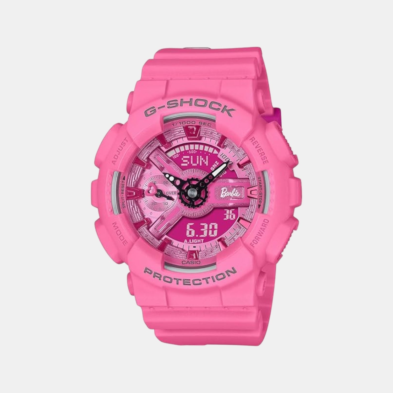 G-Shock Women Quartz Pink Dial Analog-Digital Resin Watch G1697