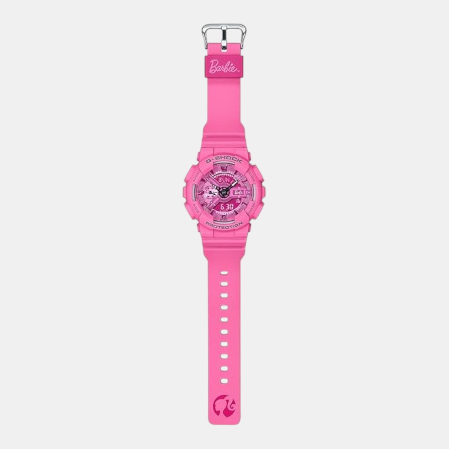 G-Shock Women Quartz Pink Dial Analog-Digital Resin Watch G1697