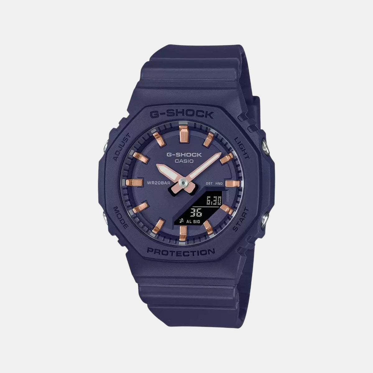 G-Shock Women Quartz Navy Dial Analog-Digital Resin Watch G1698