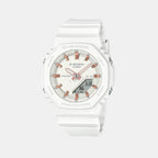 G-Shock Women Quartz White Dial Analog Resin Watch G1700