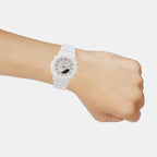 G-Shock Women Quartz White Dial Analog Resin Watch G1700