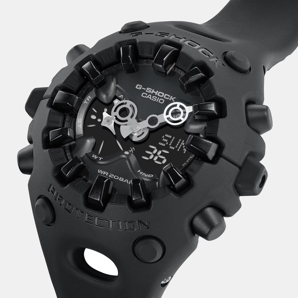 G-Shock Men Quartz Black Dial Analog-Digital Resin Watch G1704