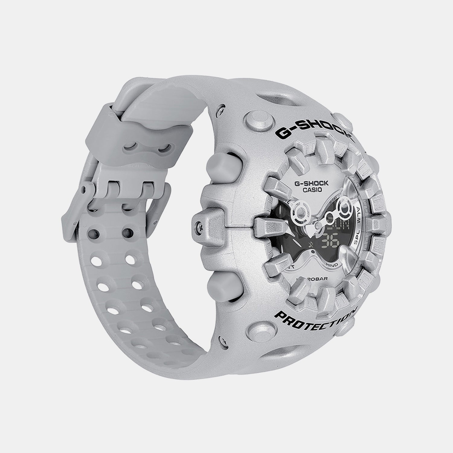 G-Shock Men Quartz Silver Dial Analog-Digital Resin Watch G1705