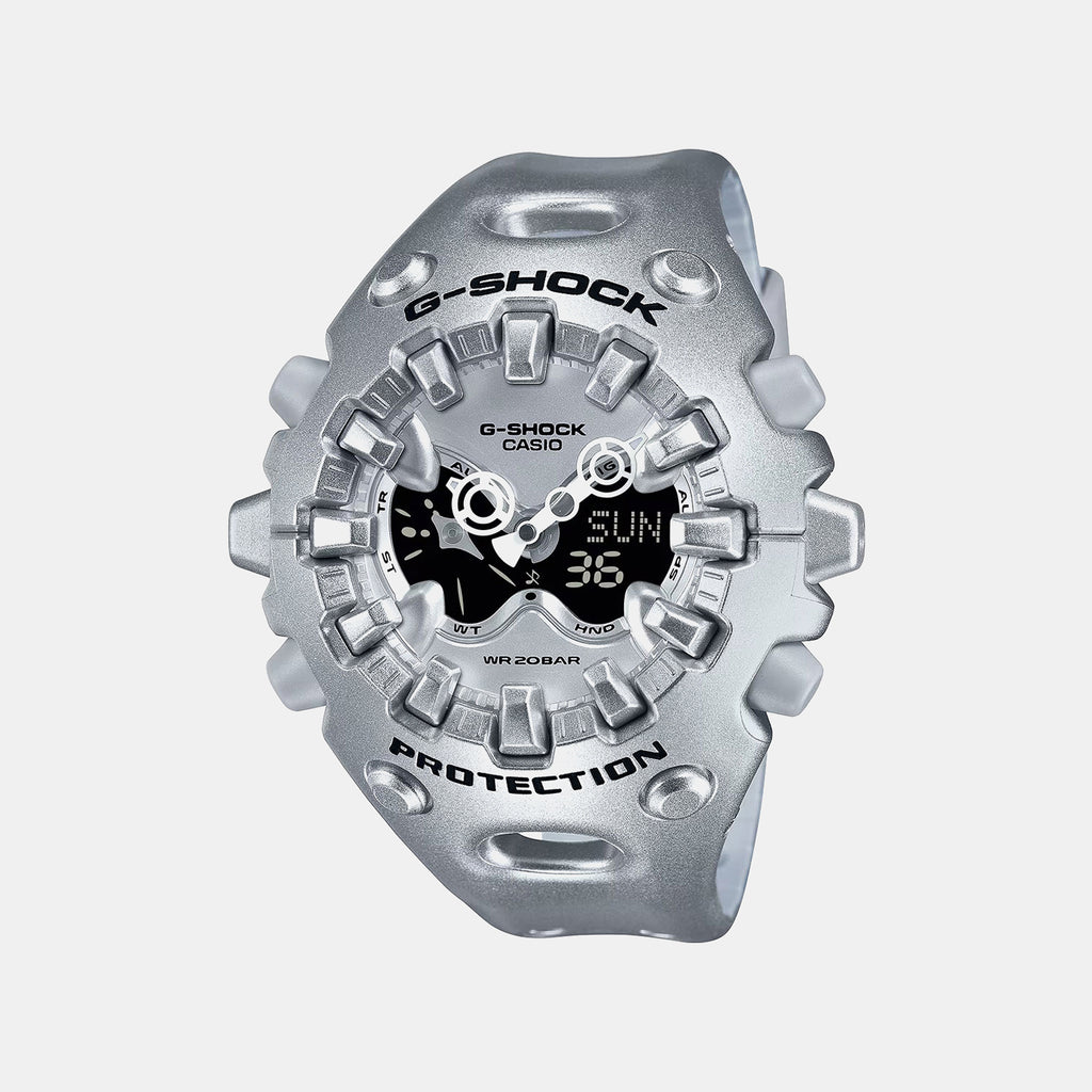 G-Shock Men Quartz Silver Dial Analog-Digital Resin Watch G1705
