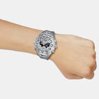 G-Shock Men Quartz Silver Dial Analog-Digital Resin Watch G1705