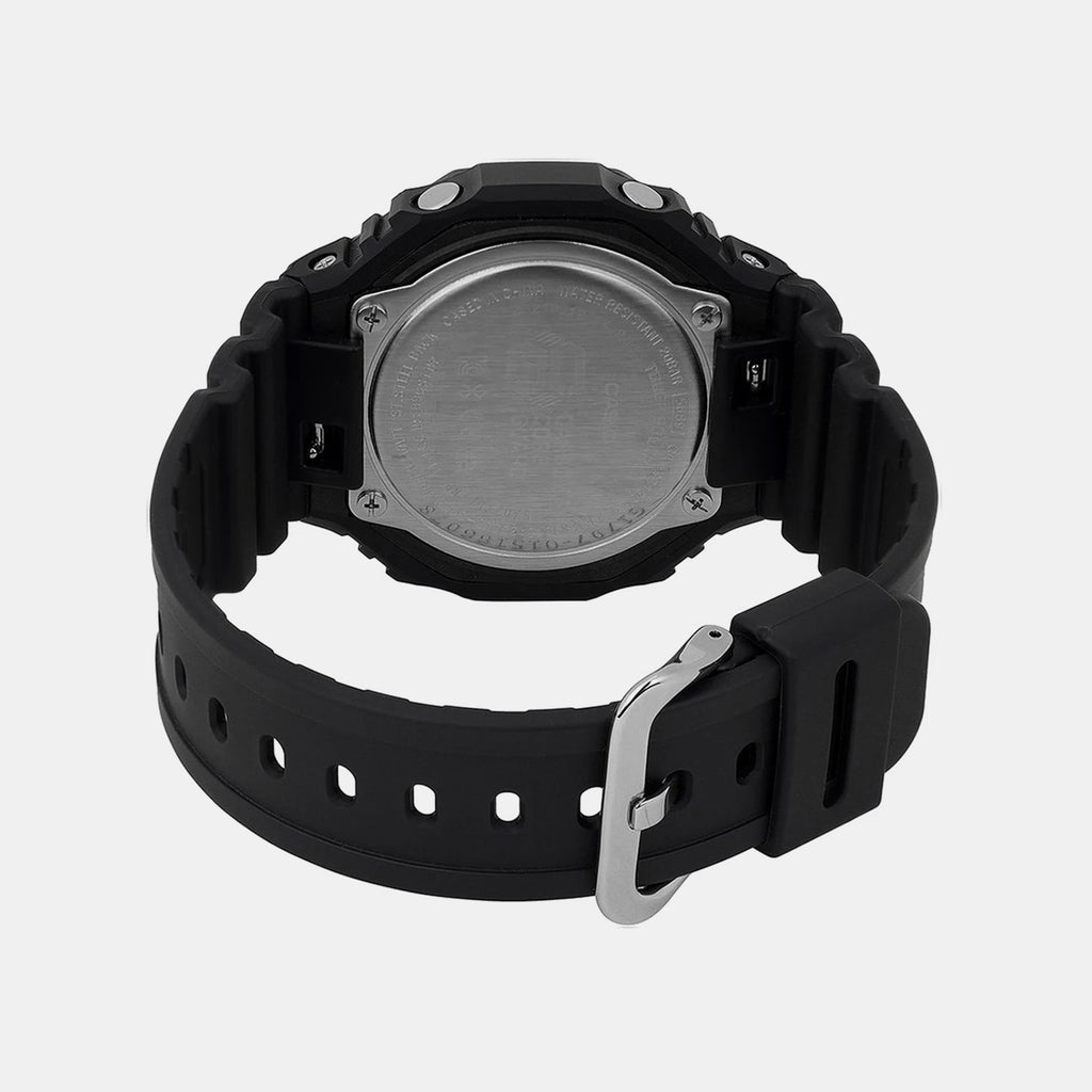 G-Shock Men Quartz Black Dial Analog-Digital Resin Watch G1707