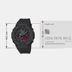 G-Shock Men Quartz Black Dial Analog-Digital Resin Watch G1707