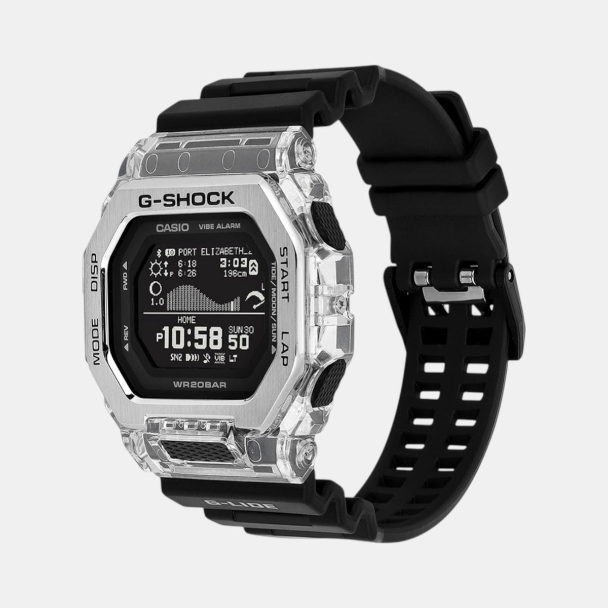 G-Shock Men Quartz Black Dial Digital Resin Watch G1708