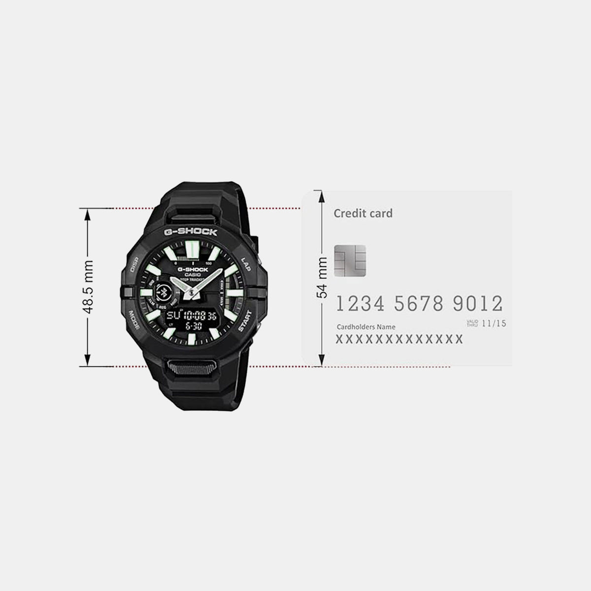 G-Shock Men Quartz Black Dial Analog-Digital Resin Watch G1709