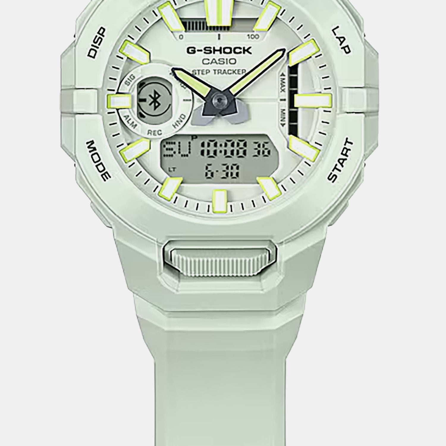 G-Shock Men Quartz White Dial Analog-Digital Resin Watch G1711 GBA-950-7ADR