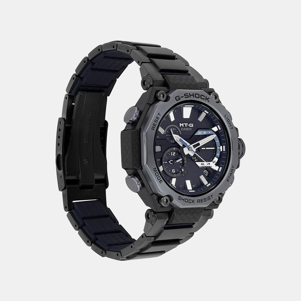 G-shock Men Quartz Black Dial Analog Stainless Steel Watch G1712