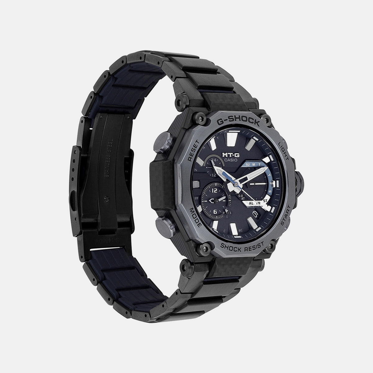 G-Shock Men Quartz Black Dial Analog Stainless Steel Watch G1712