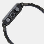 G-shock Men Quartz Black Dial Analog Stainless Steel Watch G1712