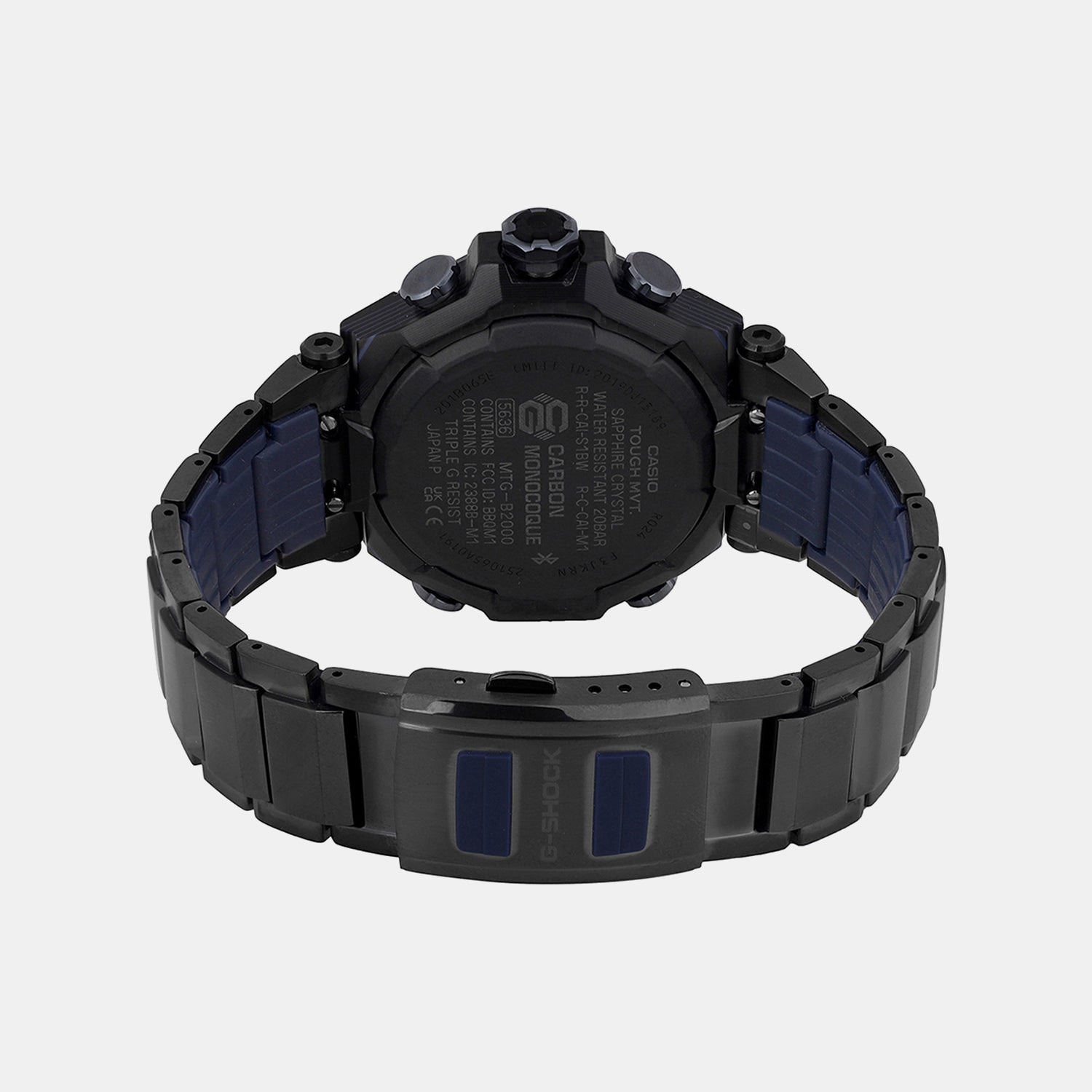 G-shock Men Quartz Black Dial Analog Stainless Steel Watch G1712