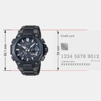 G-shock Men Quartz Black Dial Analog Stainless Steel Watch G1712