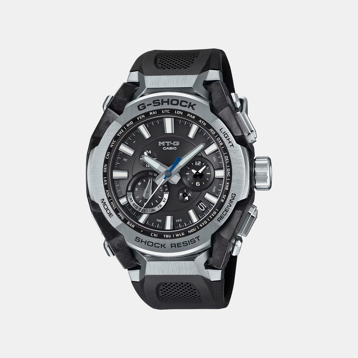 G-Shock Men Solar Black Dial Analog Resin Watch G1716