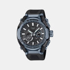 Men Solar Black Dial Analog Resin Watch G1717