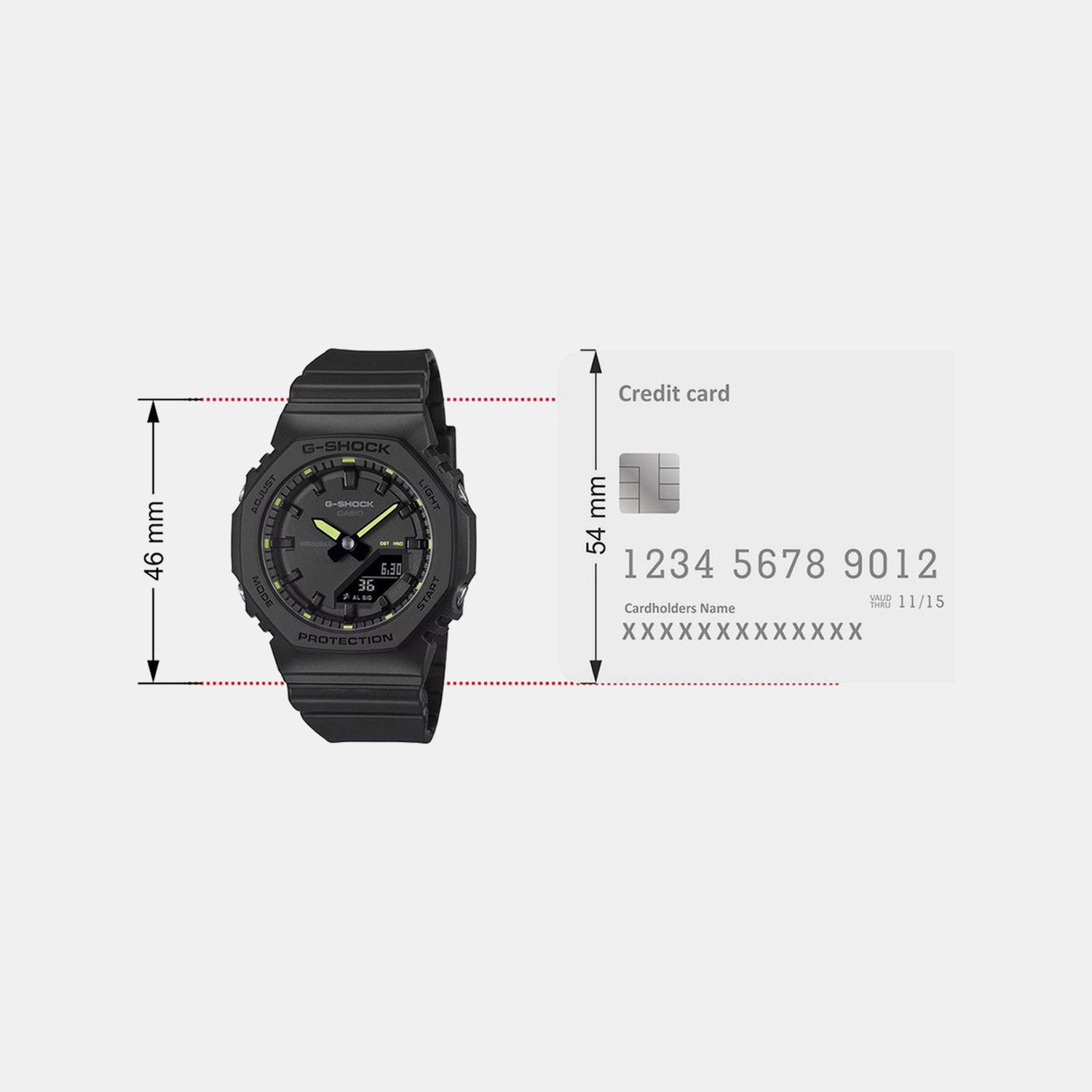 G-Shock Women Quartz Black Dial Analog-Digital Resin Watch G1719