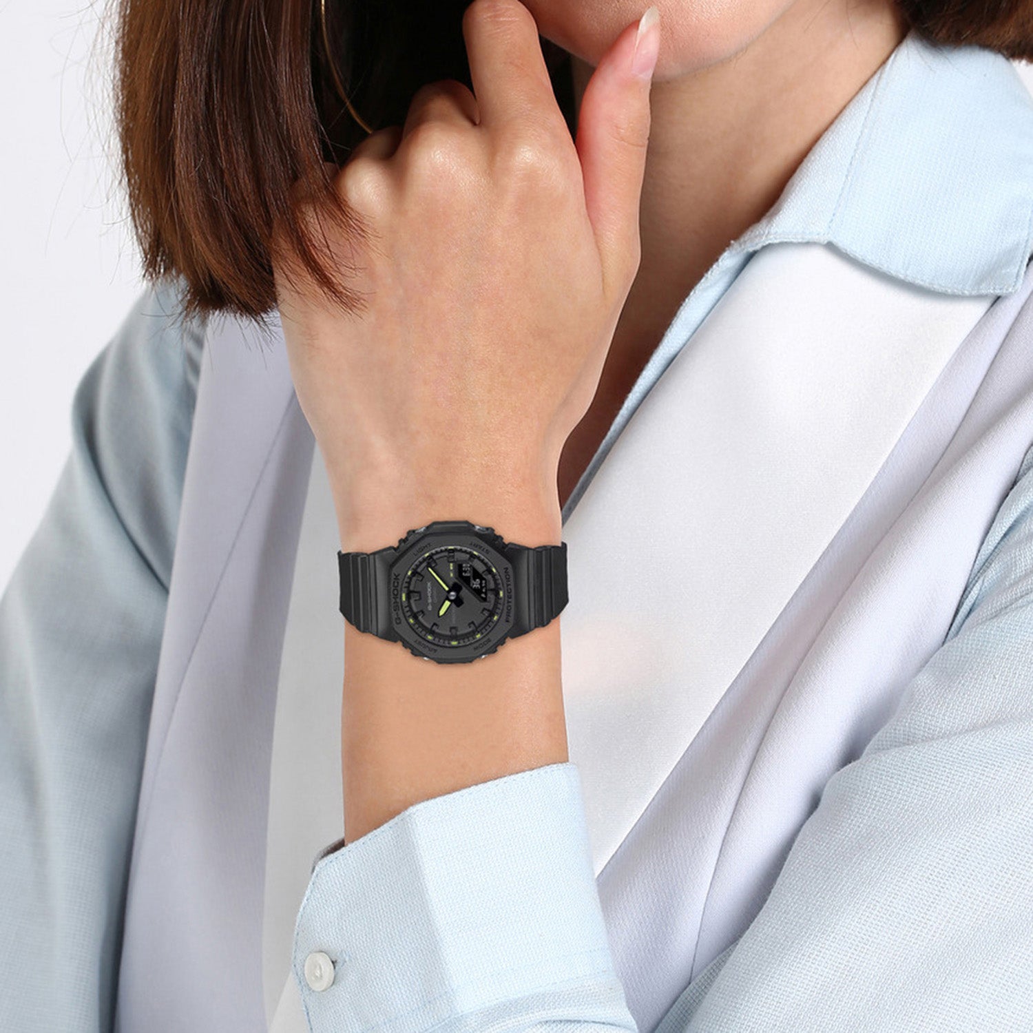 G-Shock Women Quartz Black Dial Analog-Digital Resin Watch G1719