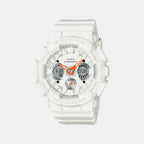G-Shock Women Quartz White Dial Analog-Digital Resin Watch G1720