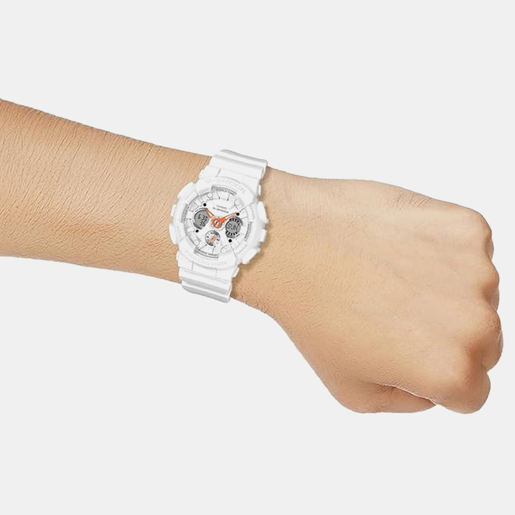 G-Shock Women Quartz White Dial Analog-Digital Resin Watch G1720