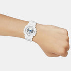 G-Shock Women Quartz White Dial Analog-Digital Resin Watch G1721