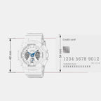 G-Shock Women Quartz White Dial Analog-Digital Resin Watch G1721