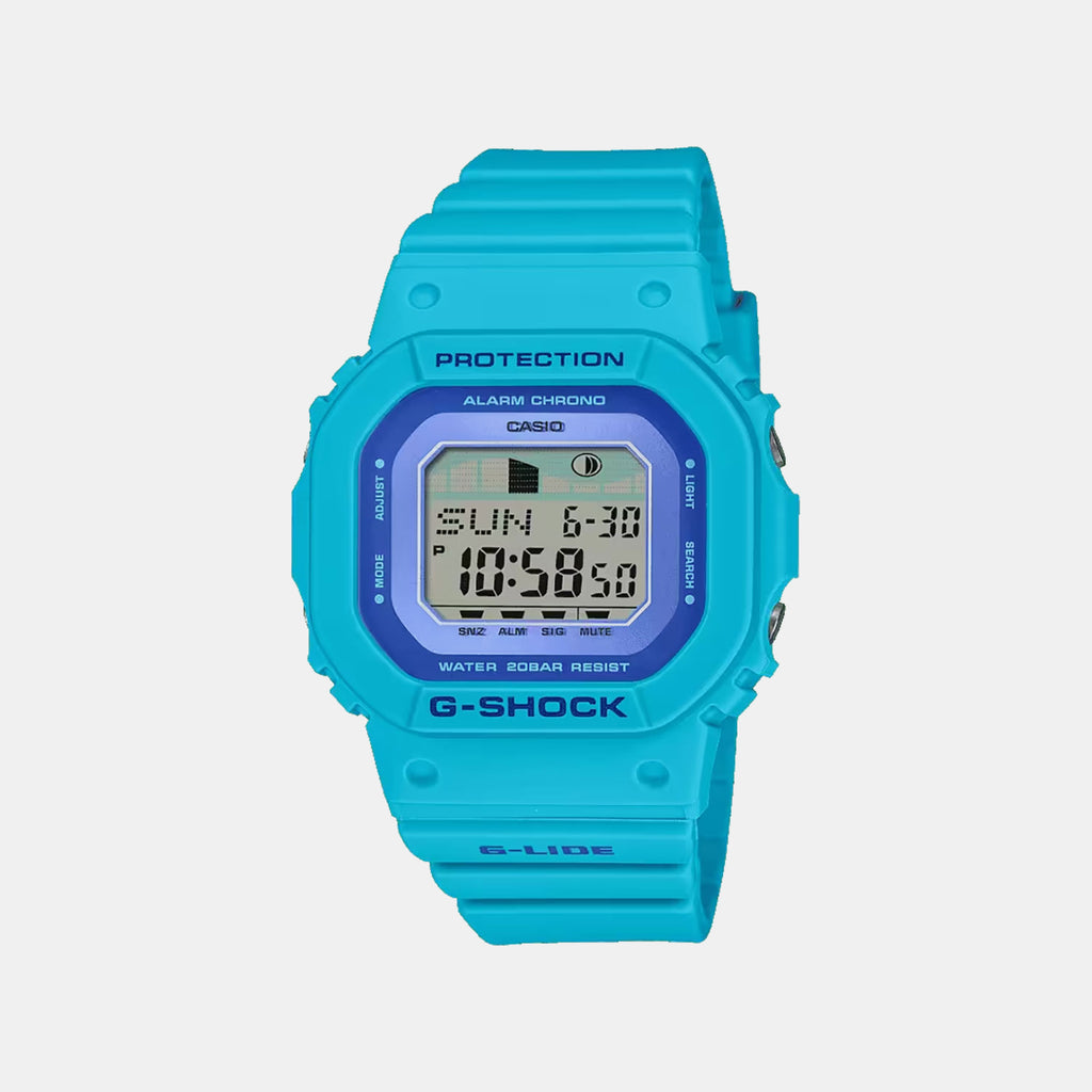 G-Shock Women Quartz Blue Dial Digital Resin Watch G1722