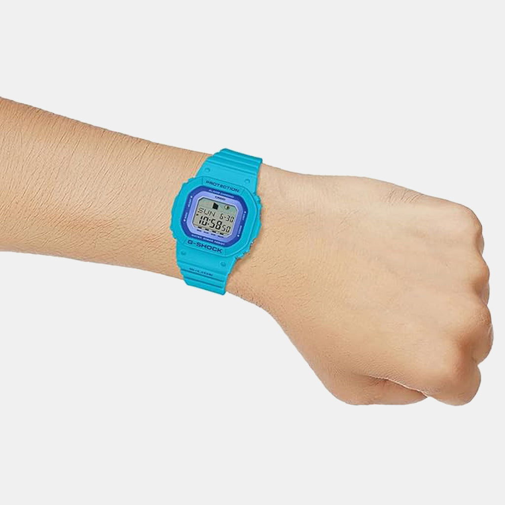 G-Shock Women Quartz Blue Dial Digital Resin Watch G1722