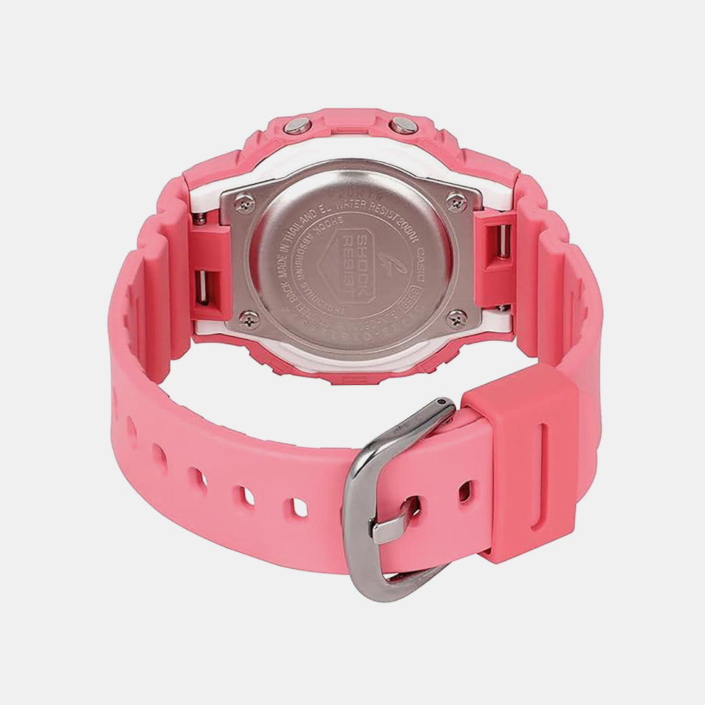 G-Shock Women Quartz Pink Dial Digital Resin Watch G1723
