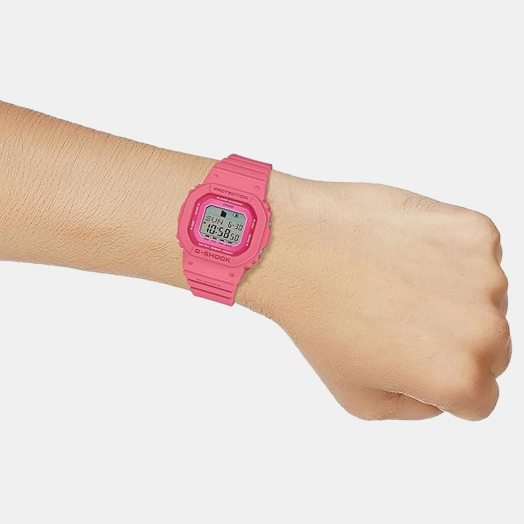 G-Shock Women Quartz Pink Dial Digital Resin Watch G1723