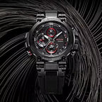 G-Shock MT-G Men Solar Black Dial Chronograph Resin Watch G1729