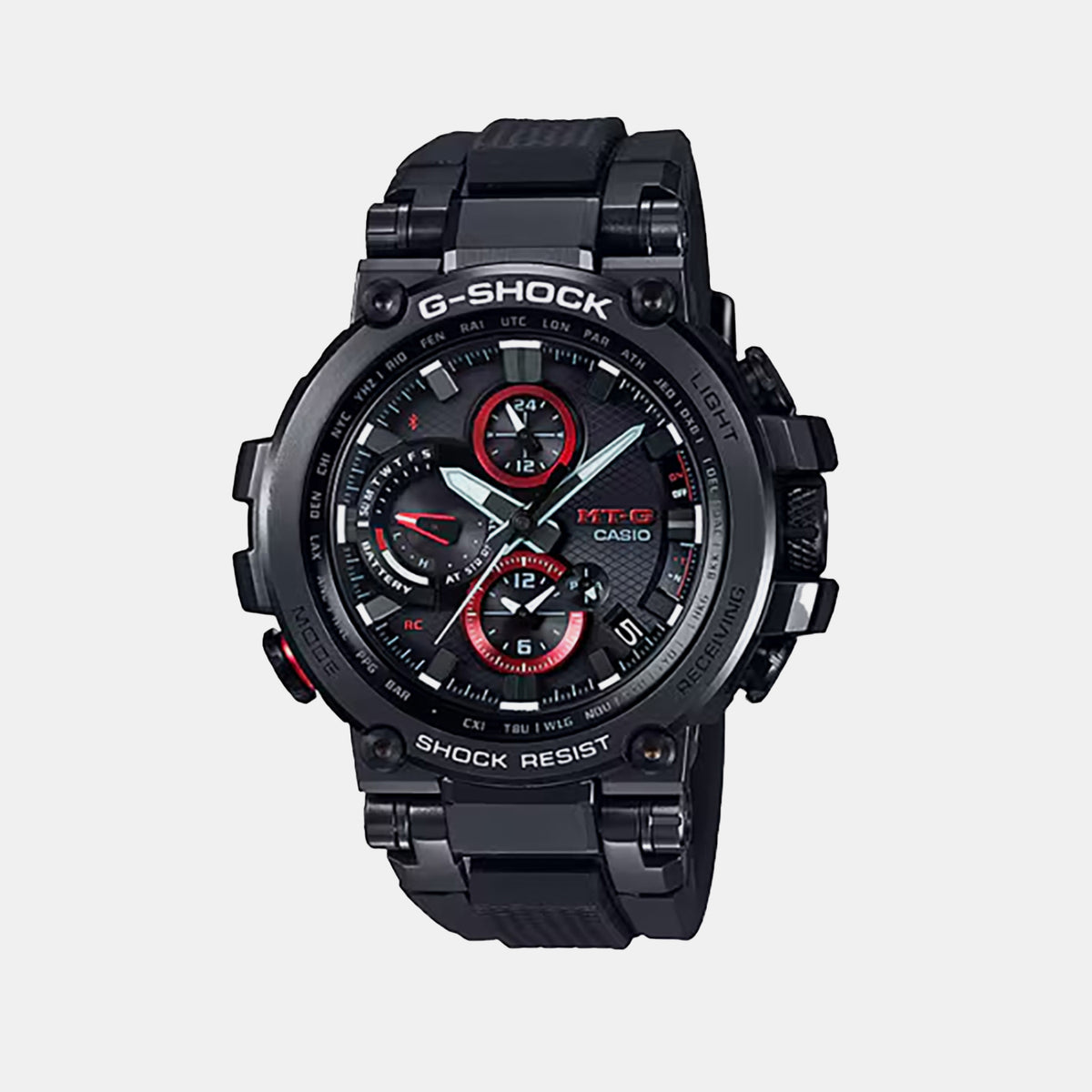 G-Shock Men Solar Black Dial Chronograph Resin Watch G1729