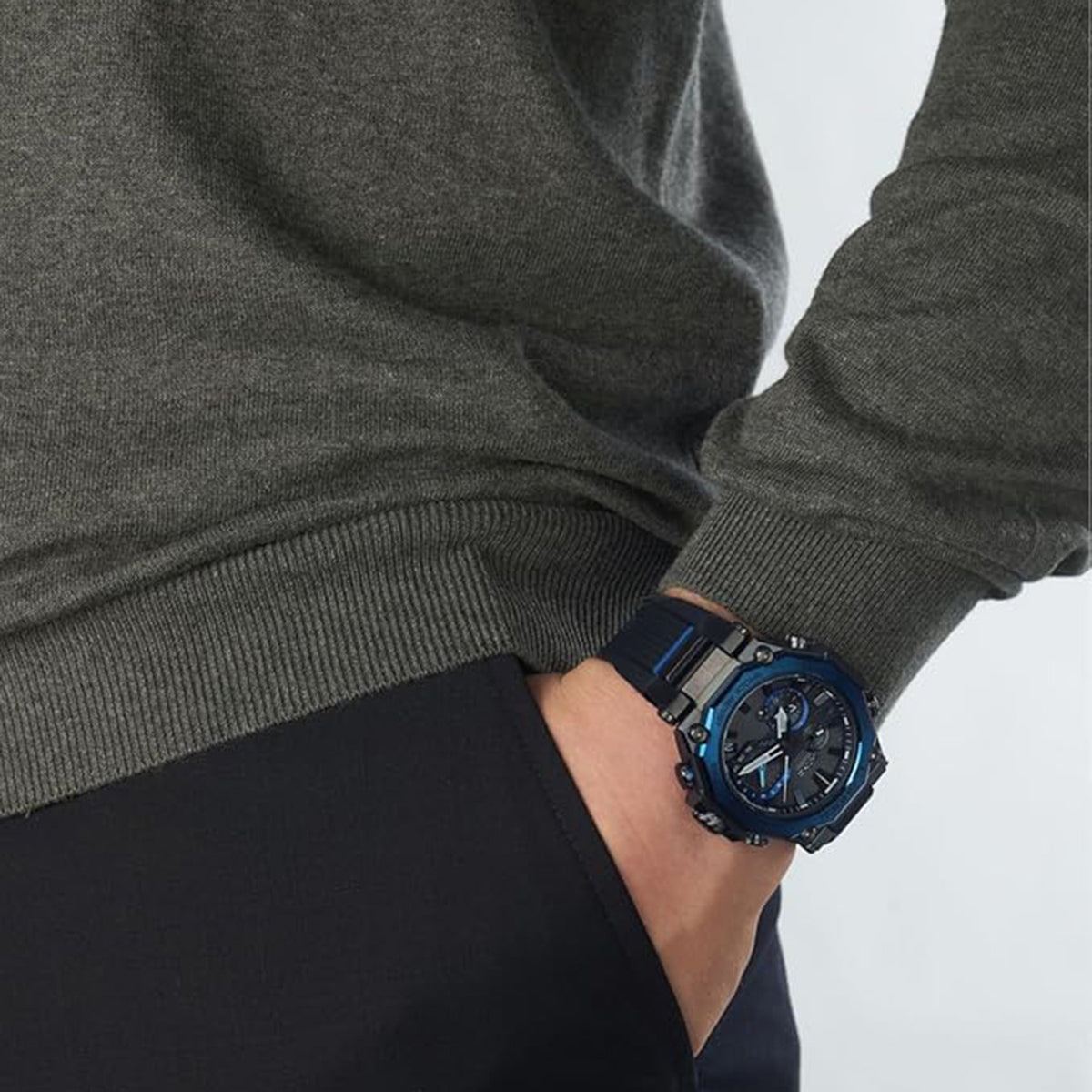 G-Shock Men Quartz Black Dial Chronograph Resin Watch G1730