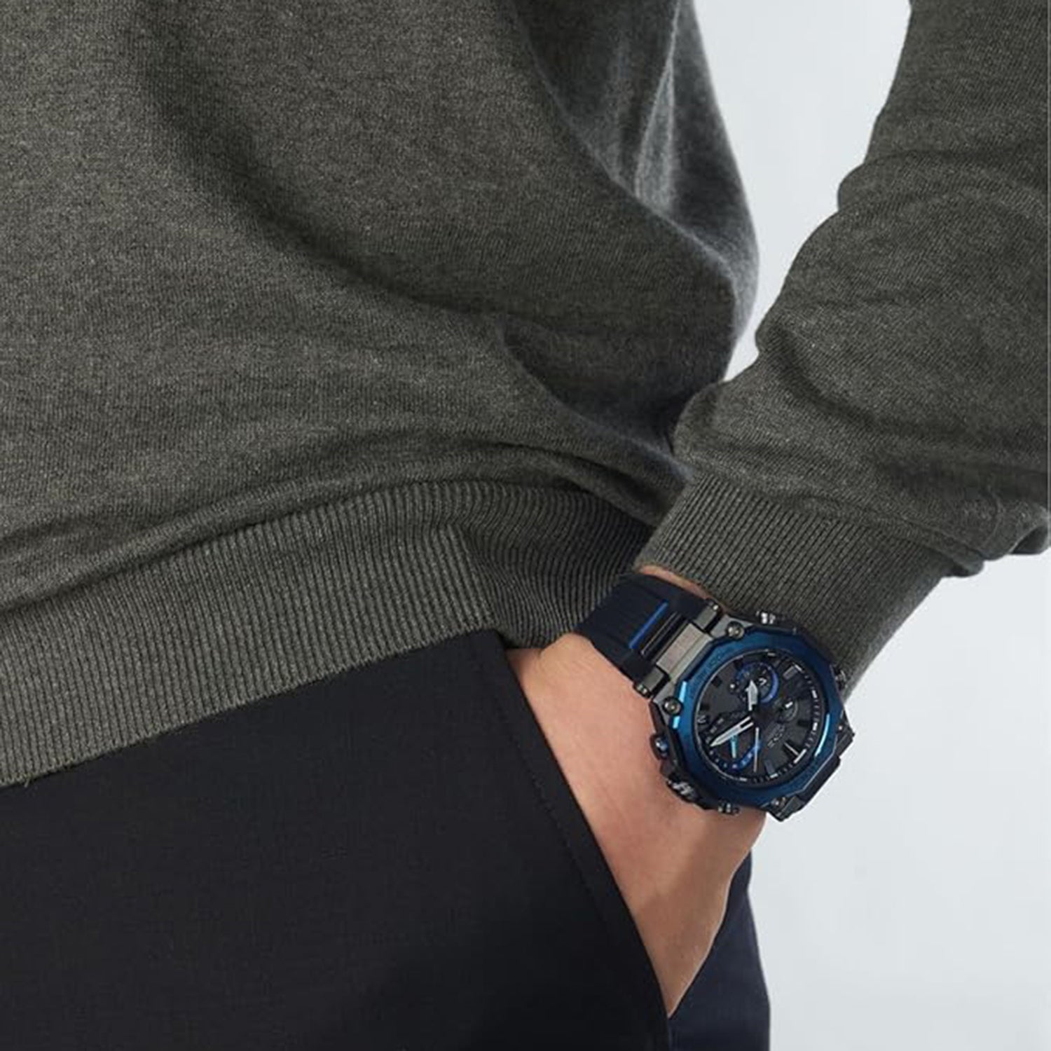 G-Shock Men Quartz Black Dial Chronograph Resin Watch G1730