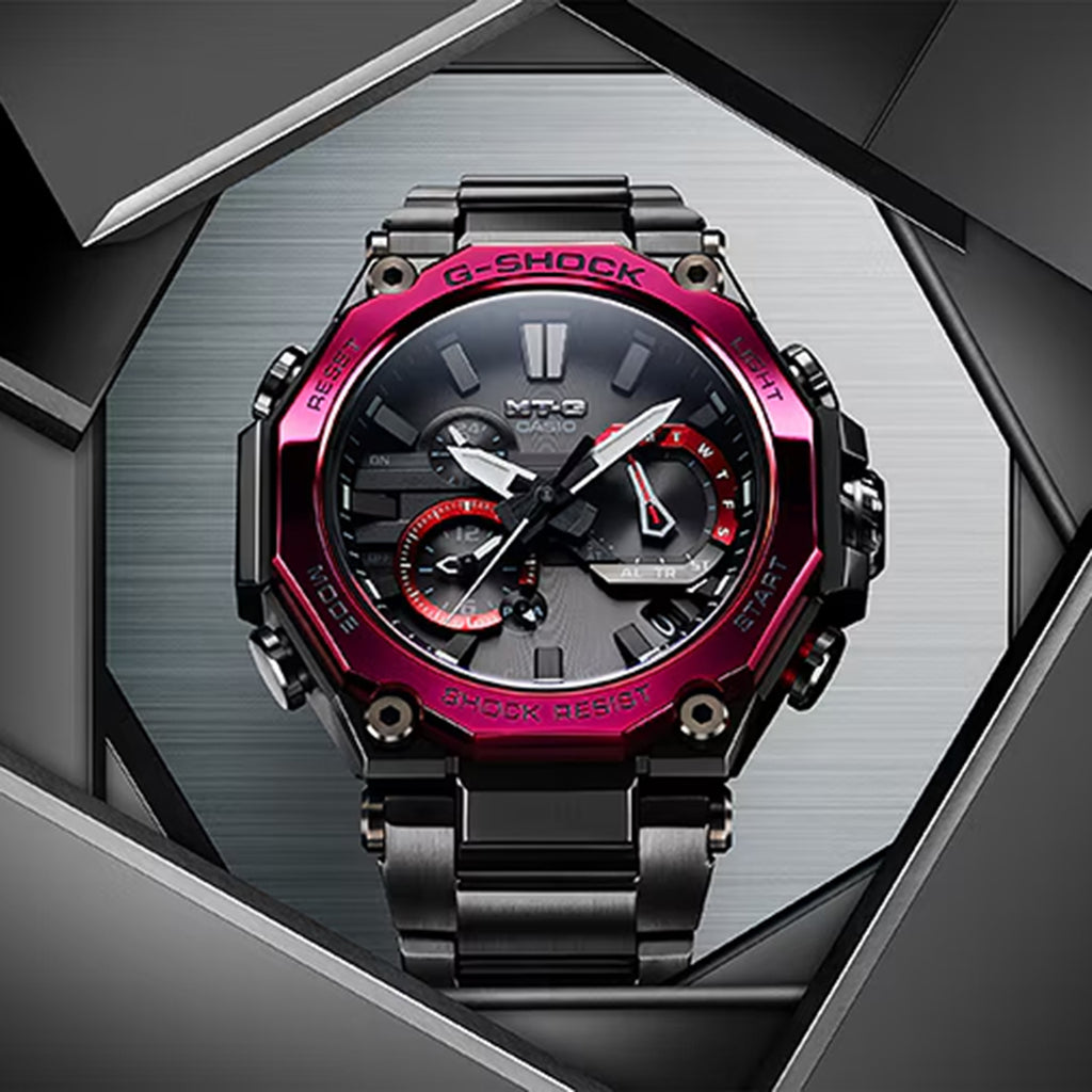 Men Quartz Black Dial Analog Resin Watch MTG-B2000BD-1A4DR G1731